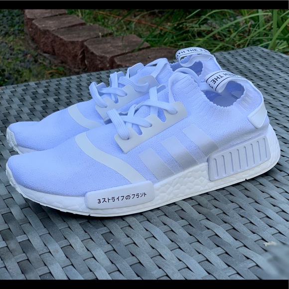 Adidas NMD R1 Japan Triple White â Fragmented Citizen